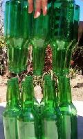 recycled Beer Bottle Candle shade